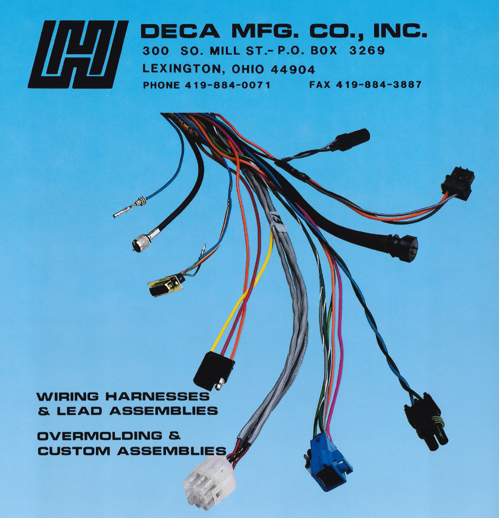 DECA Manufacturing wiring harnesses and lead assemblies