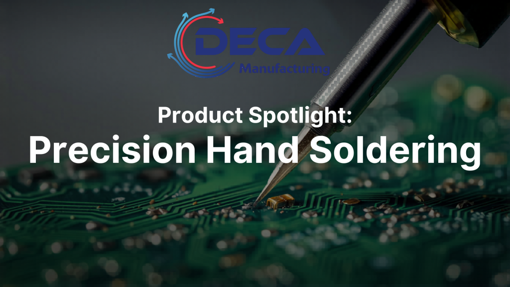 DECA product spotlight hand soldering